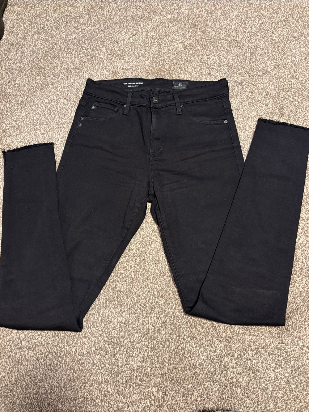AG Adriano Goldschmied The Farrah Skinny Jeans in Black